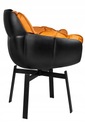 Krzesło obrotowe SHIBA brązowe / czarne Marka King Home