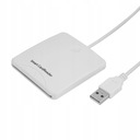 Biały przenośny czytnik kart kredytowych USB o Kod producenta XD00931