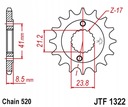 SET DRIVING GEAR DID+JT HONDA XR400 R 1996-2006 photo 2 - milautoparts-fr.ukrlive.com