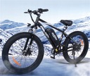 Электрический снегоход ONESPORT 500 Вт, 15,6 Ач, 100 км, 26 дюймов, Fabike MTB