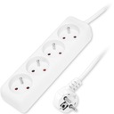 Удлинительная полоса 1,5 м 4 розеток
