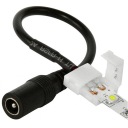 Светодиодная полоска разъема 2PIN 10 мм + плагин сокета DC 5,5/2,5 мм самка