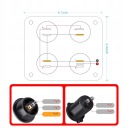 4W1 ЗАРЯДНИЙ ПРИСТРІЙ АВТОМОБІЛЬНА Z ПОДВIЙНИМ РОЗЕТКОЮ ПРИКУРЮВАЧА USB 12V/24V  (18749692621) фото min 15