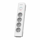 PHILIPS SURGE STRIP 4 РОЗЕТКИ 2М БЕЛЫЙ 16А