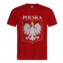 ФУТБОЛКА МУЖСКАЯ С ЭМБЛЕМОЙ ПОЛЬШИ ОРЕЛ КРАСНАЯ L