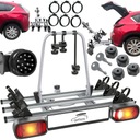 ДЕРЖАТЕЛЬ ДЛЯ ВЕЛОСИПЕДОВ НА ПЛАТФОРМЕ ЗАКРЫТОГО БАГАЖНИКА НА 3 ВЕЛОСИПЕДА, НАКЛОНЯЕМЫЙ, 13 ШТ.