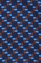Нагрудный платок Темно-синий с геометрическим узором Lancerto M.809