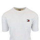 TOMMY JEANS T-Shirt biely dm0dm17995 L Dominujúci materiál bavlna