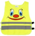 KAMIZELKA ODBLASKOWA DLA DZIECKA DZIECI UŚMIECH UŚMIECHNIĘTA BUŹKA 4-12lat