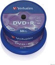 Диски VERBATIM DATALIFE DVD+R 16x 4,7 ГБ 50 шт.