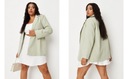 Z8A001 MISSGUIDED PLUS ZIELONA MARYNARKA 46 3XL