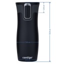 Термокружка Contigo West Loop розовая