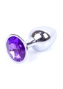 Plug-Jewellery Silver PLUG- Purple Materiał metal