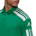 S Koszulka męska adidas Squadra 21 Polo zielona GP Wzór dominujący logo