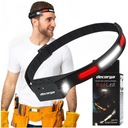 LATARKA CZOŁOWA DIODA LED SOS WODOODPORNA Z CZUJKĄ