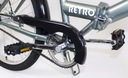 Bicykel Skladací Mestský 24' Retro skladací ako Wigry Farba sivá