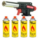 M-961C ГАЗОВАЯ ГОРЕЛКА + 4 КАРТРИДЖА ALPEN CAMPING