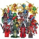 Figúrky Ninja Ninjago sada 24ks Materiál drevo