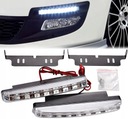 POWERFUL LAMPS FOR DRIVER DAYTIME DRL 8 LED LIGHT DZINNE FOR AUTO HOMOLOGATION 