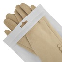 BETLEWSKI Zimné rukavice na telefón módne značkové teplé elegantné Dominujúca farba béžová