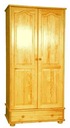 ШКАФ СОСНОВЫЙ, 2 ДВЕРИ. 1 ящик 80x200