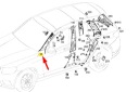 MERCEDES-BENZ GLC КУПЕ C253 ПРАВИЙ СТІЙКА A НАКЛАДКА НОВИЙ ОРИГІНАЛЬНИЙ A253690  (17526389322) фото min 8