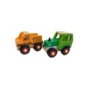 ELEFUN WOODEN VEHICLES ТРАКТОР И САМОСВАЛ