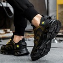 Мужская защитная обувь черного цвета с носком, удобной подошвой, прочная медико-защитная обувь.