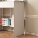 KOZMETIKAI SMINK FÉSÜLKÖDŐASZTAL LED TÜKÖRREL MODERN GLAMOUR 90 CM Bútor szélessége 90 cm