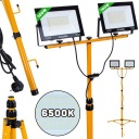 ГАЛОГЕН LED (СВІТЛОДІОД) NASWIETLACZ BUDOWLANY 200W NA STATYWIE 60-160CM ФАРА РОБОЧА  (16529177239) фото min 14
