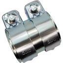 ЖЕСТКИЙ СОЕДИНИТЕЛЬ УНИВЕРСАЛЬНЫЙ СОЕДИНИТЕЛЬ ГЛУШИТЕЛЯ ДЛЯ ТРУБЫ FI-60 L=80 мм