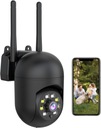 KAMERA WIFI IP SMART ROTAČNÁ FULL HD IR MONITORING 2k ZOOM 4x čierna