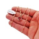 ARANY LÁNC + SZÍV MEDÁL PIROS 18K + AJÁNDÉK DEDIKÁLÁS Márka Golden Celebrity