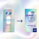 Презервативы DUREX INVISIBLE тонкие, увлажненные, 10 шт.