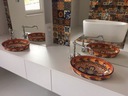 Farebné mexické keramické obklady Kuchynské nástenné 30 ks - Conrado Farebná škála odtiene červenej odtiene modrej odtiene oranžovej odtiene žltej a zlatej