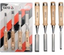 НАБОР СТАМОЛ ПО ДЕРЕВУ ИЗ 4 ШТ. 10-16-20-25 мм YATO