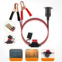 ГНІЗДО ПРИКУРЮВАЧА АВТОМОБІЛЬНИЙ Z КЛЕМИ DO АКУМУЛЯТОРА 16 AWG 3M 180W 360W  (18888076478) фото min 7