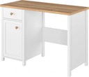 Белый письменный стол для девочки с ящиком Story