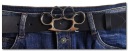 Пряжка LEATHER BELT KASTET для джинсов *100