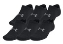 Носки Under Armour SHOES Essential No Show, 6 шт., черные, размер XL / 47,5-50