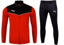 PUMA PÁNSKA TEPLÁKOVÁ SÚPRAVA KOMPLET INDIVIDUAL IRISE TRACK SUIT RED/BLACK r.M