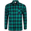 МУЖСКАЯ ПОВСЕДНЕВНАЯ ФЛАНЕЛЕВАЯ РУБАШКА В КЛЕТКУ, 100% ХЛОПОК, XXL