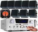 ДИНАМИКИ JBL НАСТЕННЫЕ ПОТОЛОЧНЫЕ ДИНАМИКИ 8 ШТ. РАДИОУСИЛИТЕЛЬ
