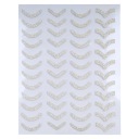 3D наклейки на ногтях Золотые полосы 802