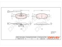 ZAPATAS DE FRENADO DR!VE+ DP1010.10.1110 