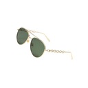 Slnečné okuliare Ochrana okuliarov Vintage Green Dominujúca farba prehľadná