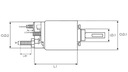 Elektromagnetický štartér SS1080 DELCO Výrobca dielov Delco Remy