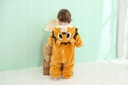 Jednodielne detské pyžamo v štýle Žltý ježko Veľkosť (new) 80 (75 - 80 cm)