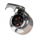 Gniazdo przyczepy 12V 7 PIN aluminium