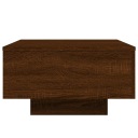 VIDAXL TABLE KAWOWY AVEC PODSWIETLENIEM LED MARRON DAB, 55X55X31 CMphoto 8